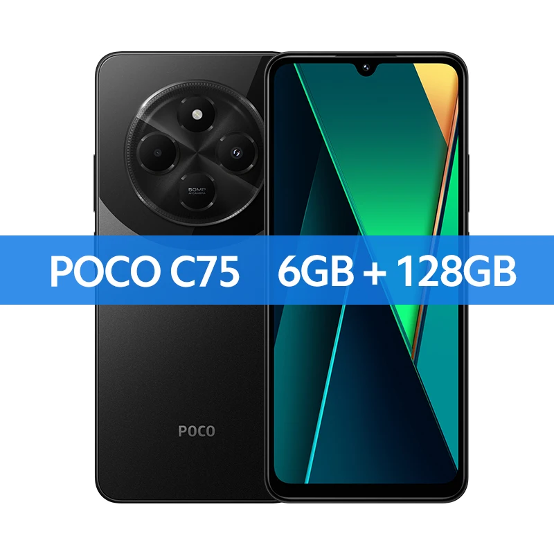 POCO C75 Global Version Smartphone NFC 120Hz 6.88