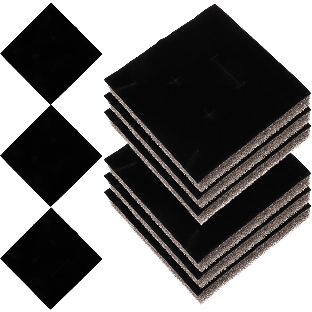 

20Pc Jewelry Box Pad Ring Tray Jewelry Supplies Sponge Holder Ring Display Pad Velvet Earstud Insert Foam Pad Display Sponge Mat