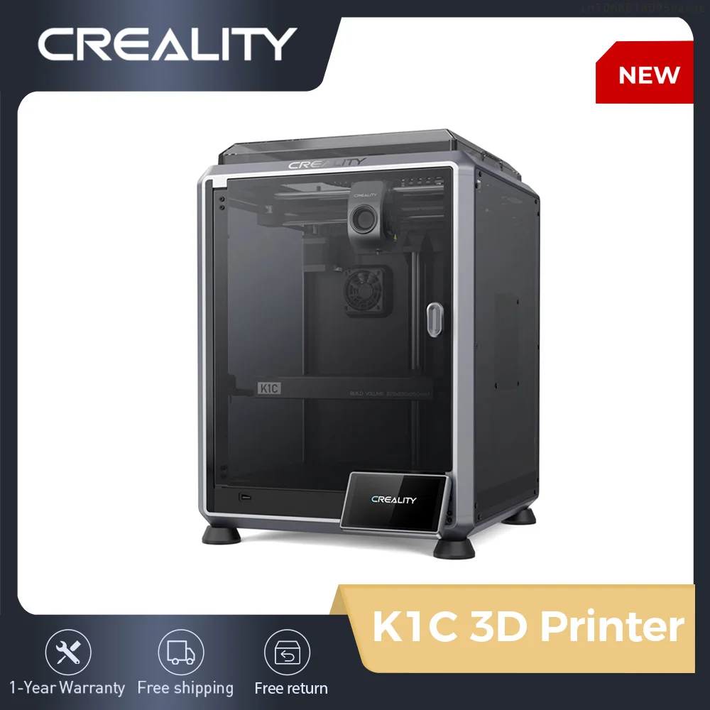 Stampante 3D Creality K1C 600 Mm/S Livellamento Automatico Robusto Estrusore Diretto Ugello Tri-Metallo Aggiornamento Stampa 300 °C K1 Con Fotocamera 