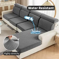 Waterproof Elastic Sofa Hats Non-Slip All-Inclusive Thickened Anti-Cat Scratch Sofa Cushion Covers Universal Headrest Backrest 1