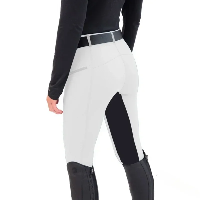Women's leggings Elastic pants Fashion casual zipper leggings equestrian pants Horse Riding 4