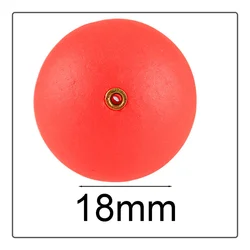Premium Set of 10 Colorful Floating Fishing Tackle Buoyancy Balls - Durable and Eye-catching Foam Spheres - 10pcs (Red-18mm)