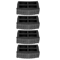 4 Pcs Boots Ladders For Home Foot Cover Chairs Fuel Oil Mixing Bottle Rubber Protective Covers