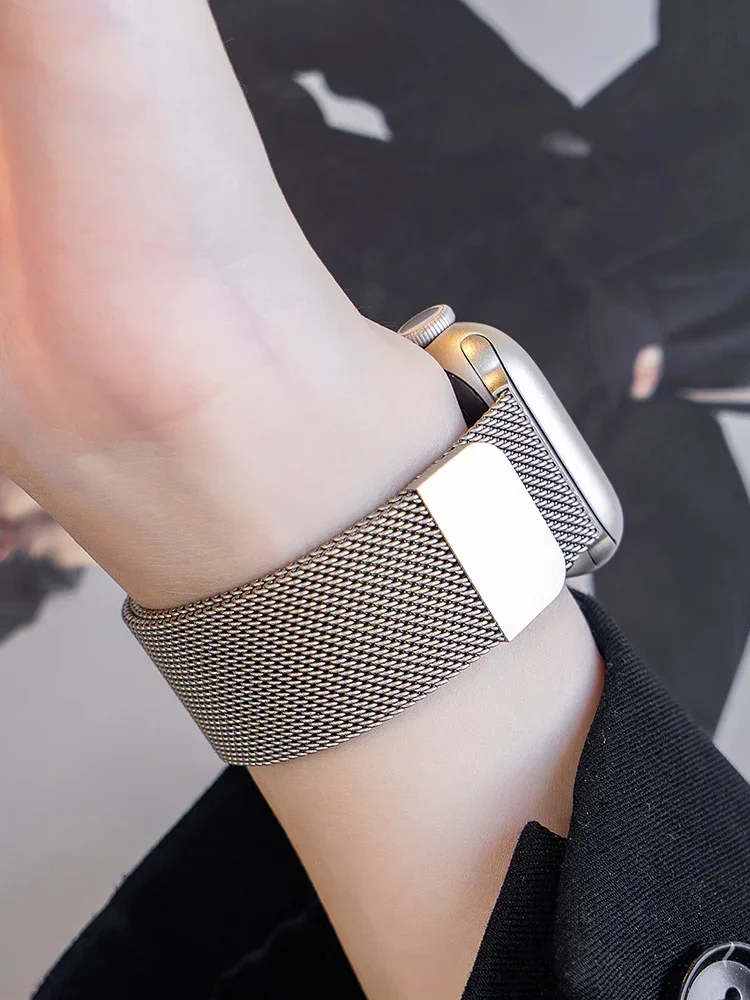 Premium Milanese Mesh Bracelet for Apple Watch - Stainless Steel Strap for iWatch Series