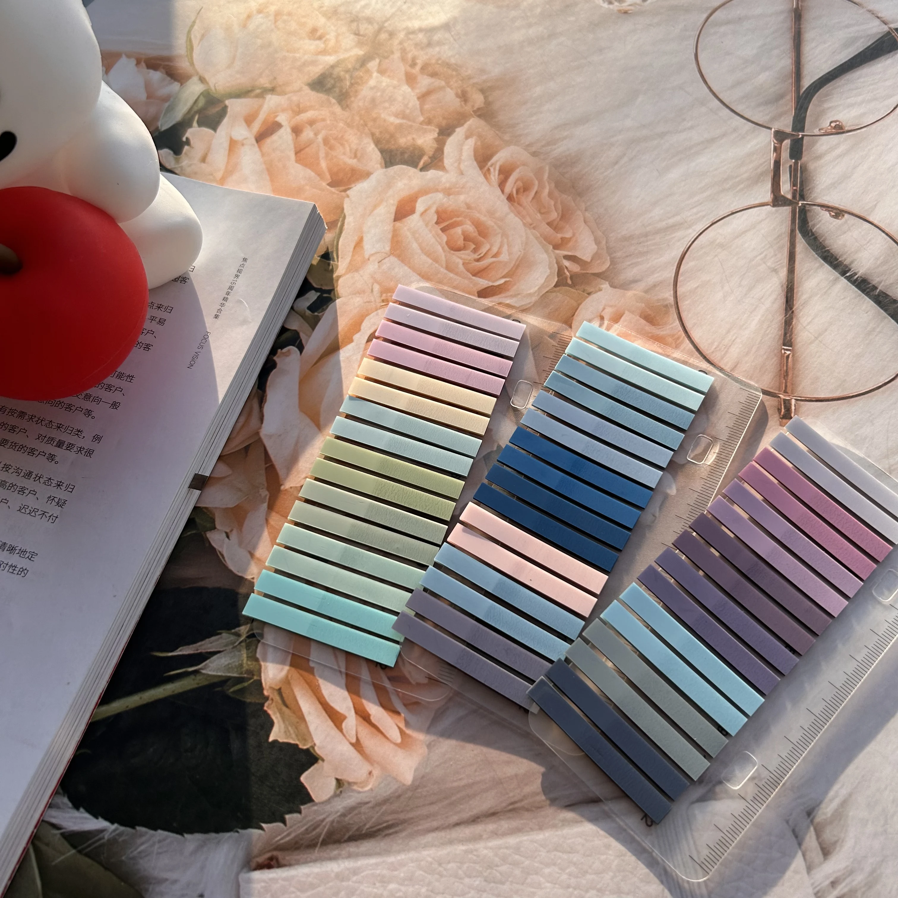 Vibrant Index Sticky Notes - Colorful Bookmark and Label Stickers
