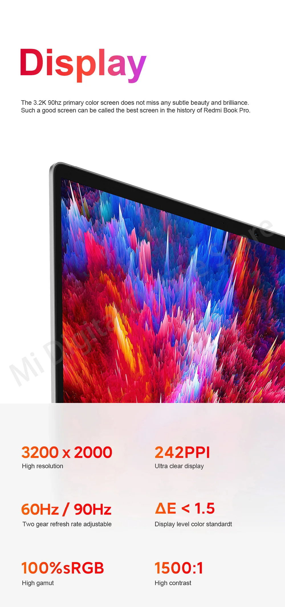 Xiaomi RedmiBook Pro 15 (2022) Laptop: Intel i7-12650H/i5-12450H, RTX 2050, 16GB/32GB RAM, 512GB/1TB SSD, 3.2K 90Hz 15.6-Inch Mi Notebook. Description Image.This Product Can Be Found With The Tag Names Laptop xiaomi redmibook 15, Xiaomi mi notebook pro 156 i7, Xiaomi red mi notebook i7, Xiaomi redmibook pro 15 2022