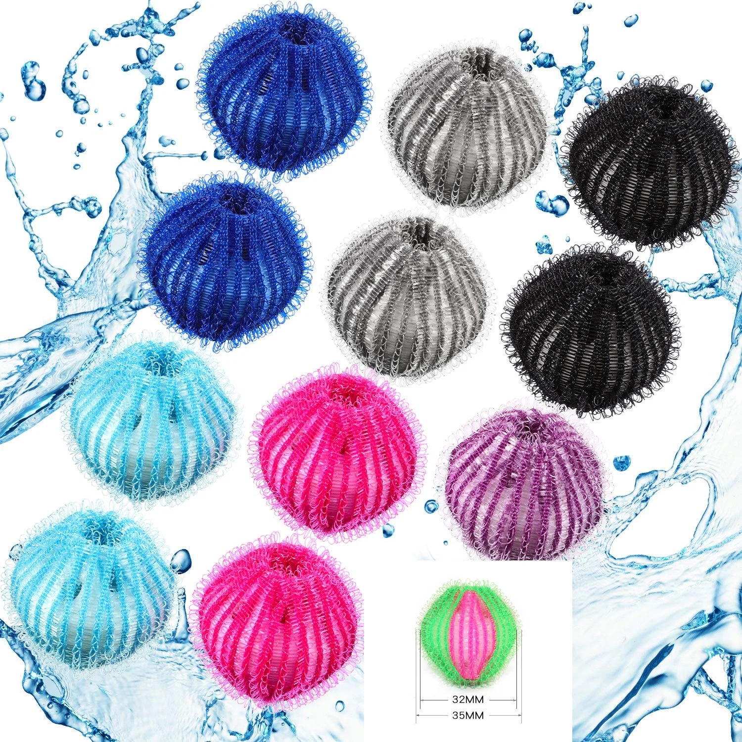 Pet Hair Remover Laundry Ball Laundry Hair Catcher Pet Hair Remover for Laundry, Dryer Balls, Reusable Washing Machine, Hair Catcher, Lint Remover, Dog, Cat