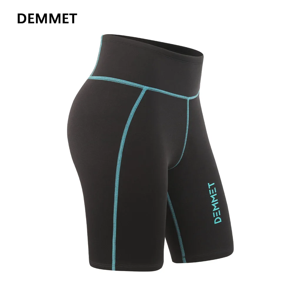 DEMMET Short Wetsuit Men Neoprene Diving Suit Split Sleeve Women Wet Suit Front Zip Spearfishing Swim Surfing Swimwear 1.5MM 3MM