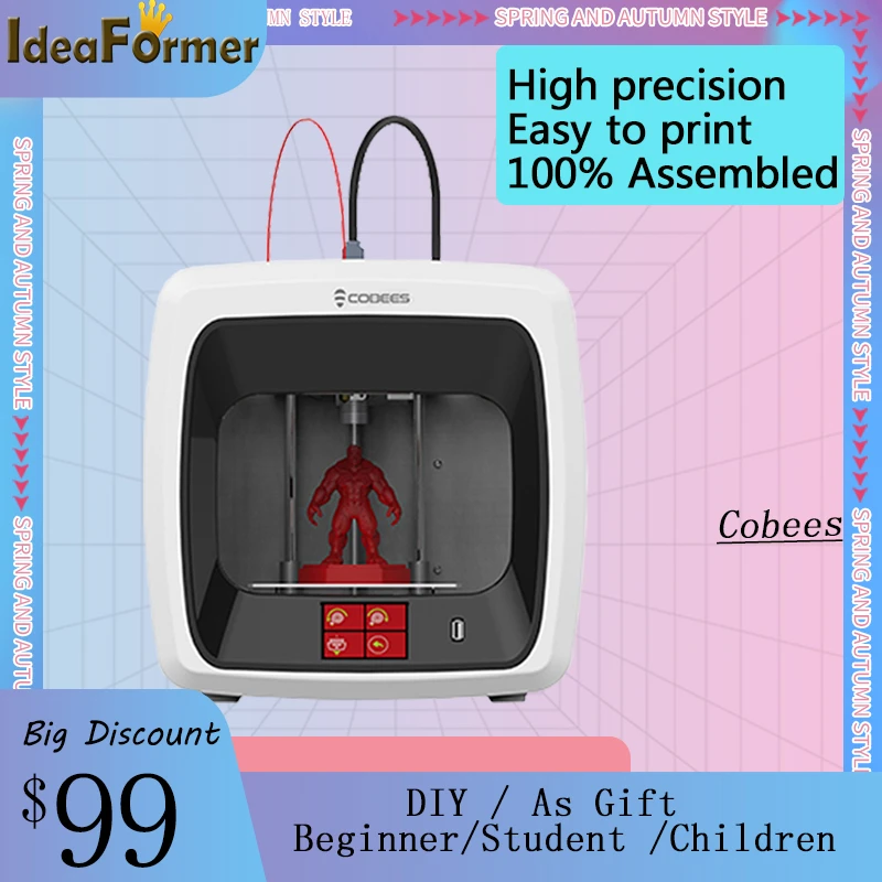 Idemodelador impresora 3D Cobees, estructura h bot de montaje completo filamento PLA de 500g para niños, educación, regalo de diseñador familiar| Impresoras 3D| - AliExpress