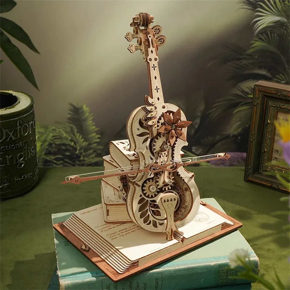 Robotime ROKR Mechanical Music Box 3D Wooden Puzzle for Kids Christmas Gifts 3