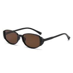 Vintage Oval Pilot Sunglasses with Green Lenses (04)