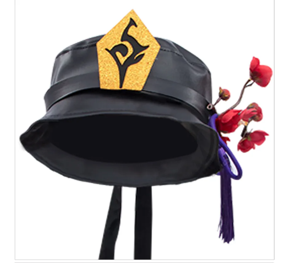 Game Genshin Impact Hu Tao Hat Well-made Hutao Cos Cap Headwear Cosplay Props Nice Gift Adult Size