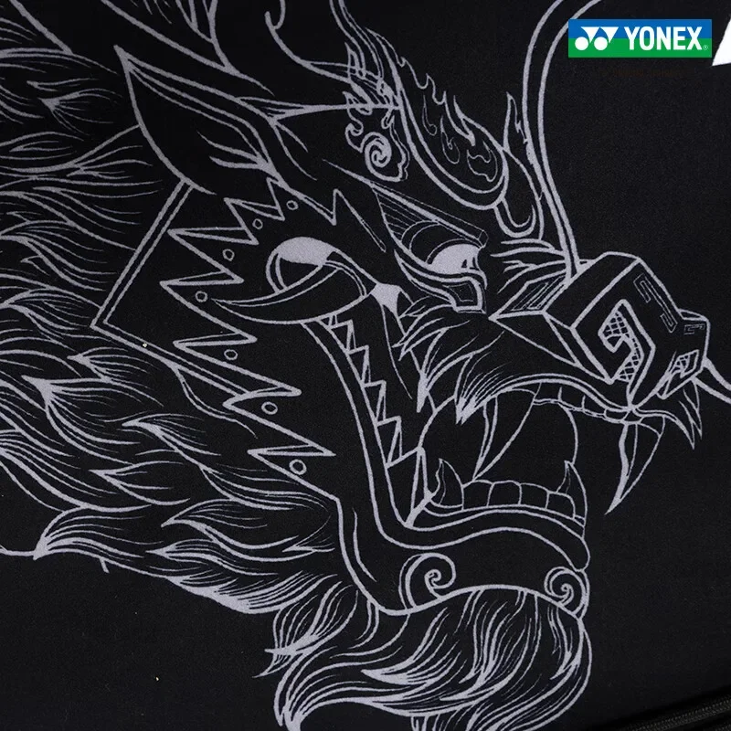 YONEX 2024 New BA248CR Badminton Racket Bag Velvet Bag Fashionable Versatile Thickened Protective Portable Tennis Racket