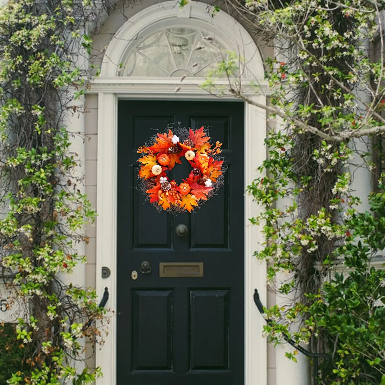 Autumn Harvest Garland Wreath 55cm Decorative Garland Day Supplies
