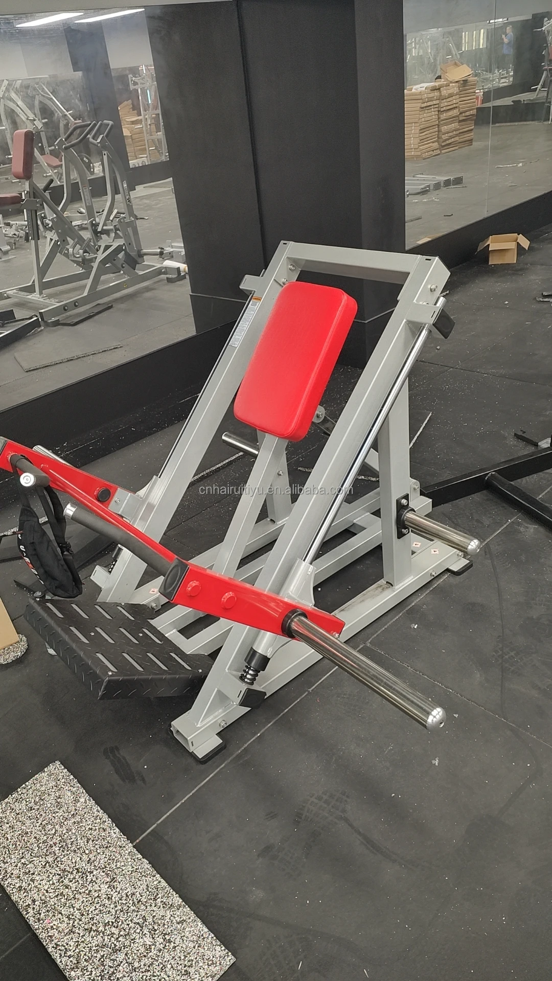 Description Picture 4 of itemLinear Rowing Machine Strength Gym Machine Plate Loaded Seated Row/ Body Exercise Equip Gym Fitness Lateral Seated