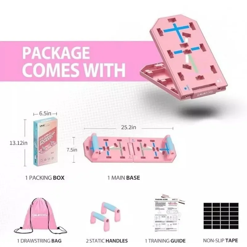 Portable Push Up Board Functional Sports Training Equipment Suitable for Men and Women Bodybuilding Home Fitness Equipment Gym