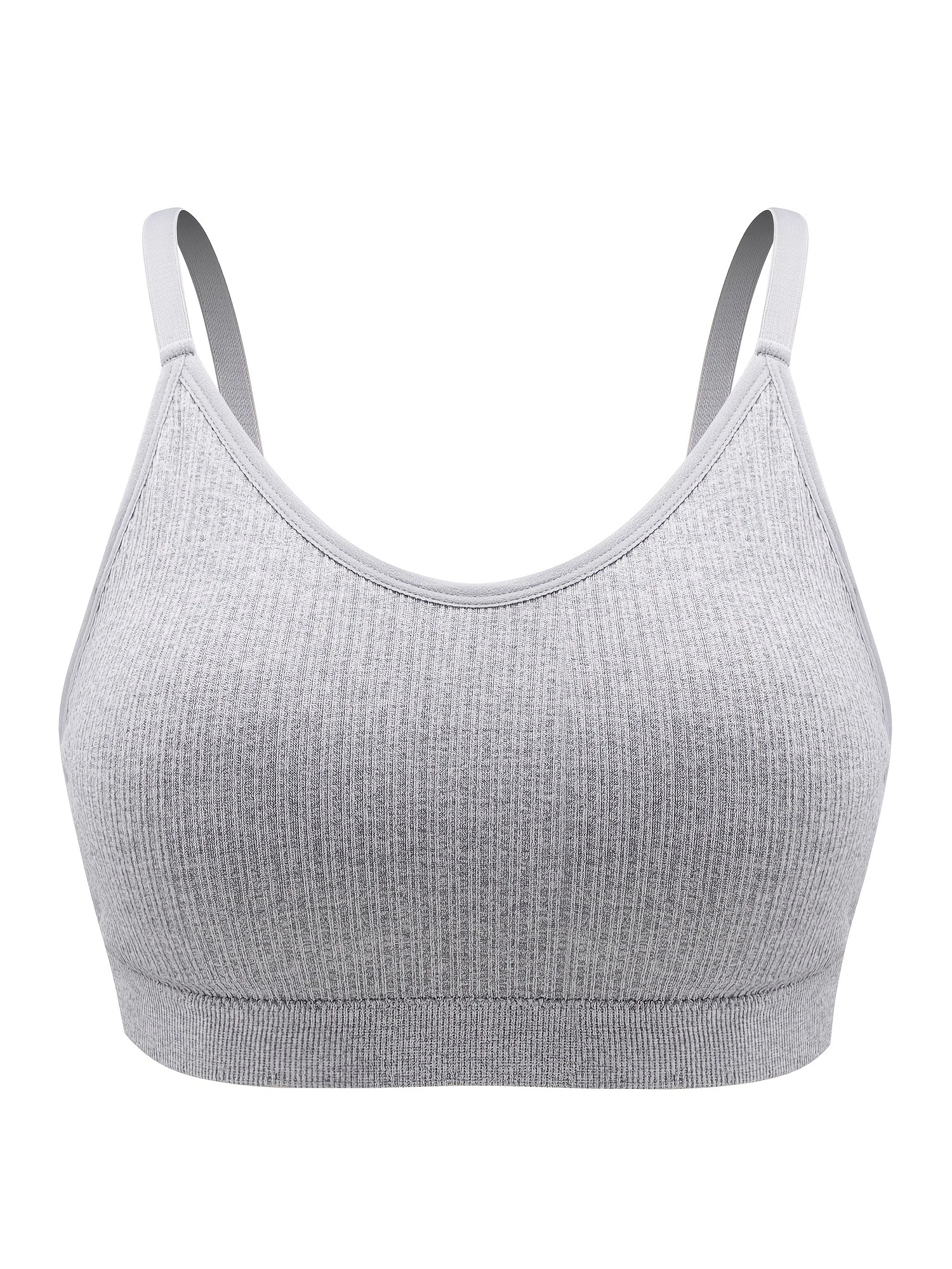 Women Casual Underwireless Gathering Soild Color Underwear Base Wrap