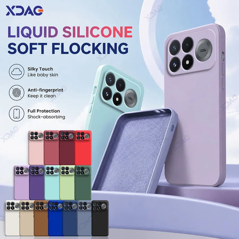 Enhanced Silicone Phone Case with Upgraded Protection and Soft Anti-Scratch Microfiber Lining
