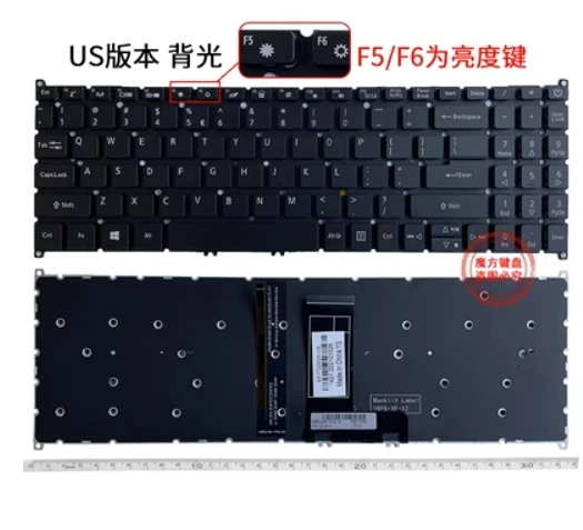 

Для ACER Aspire 5 A515-44 A515-45 A515-46 A515-53 A515-56 US KEYBOARD OEM BACKLIT