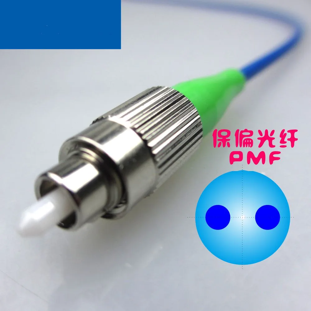 

Panda Type Polarization Maintaining Fiber (PMF Fiber) FC/APC FC/PC Polarization Maintaining Fiber Jumper 1550nm Slow Axis