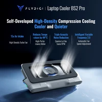 Flydigi BS2 pro refroidisseur d'ordinateur portable overclockage pression Air double réduction du bruit Intelligent fréquence Variable support d'ordinateur nouveau 1