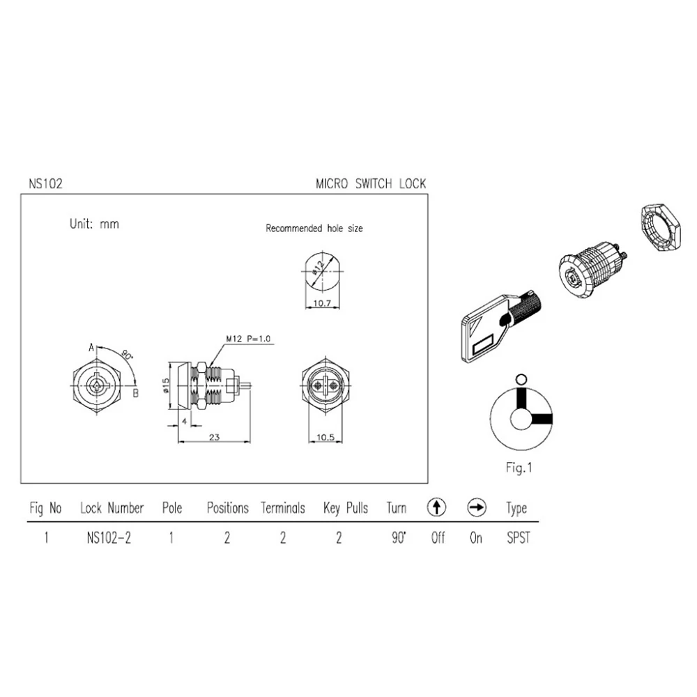 interruptor impermeavel do fechamento da chave 03
