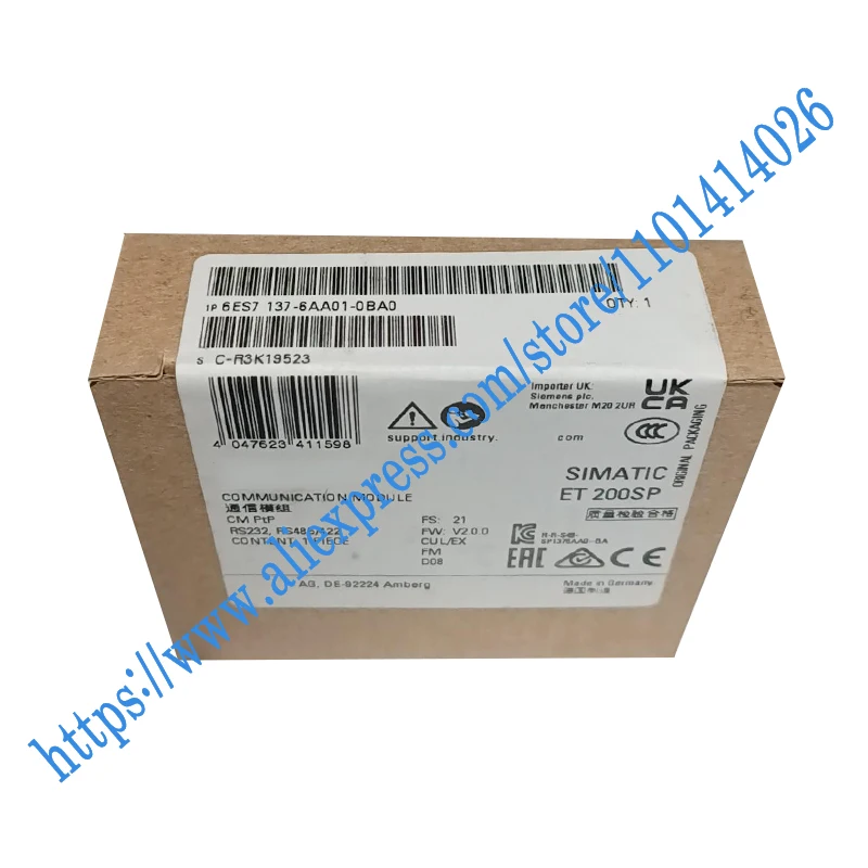 

100% Working New Original 6ES7137-6AA01-0BA0 6ES7137-6BD00-0BA0 ET 200SP Communication Module Fast Delivery