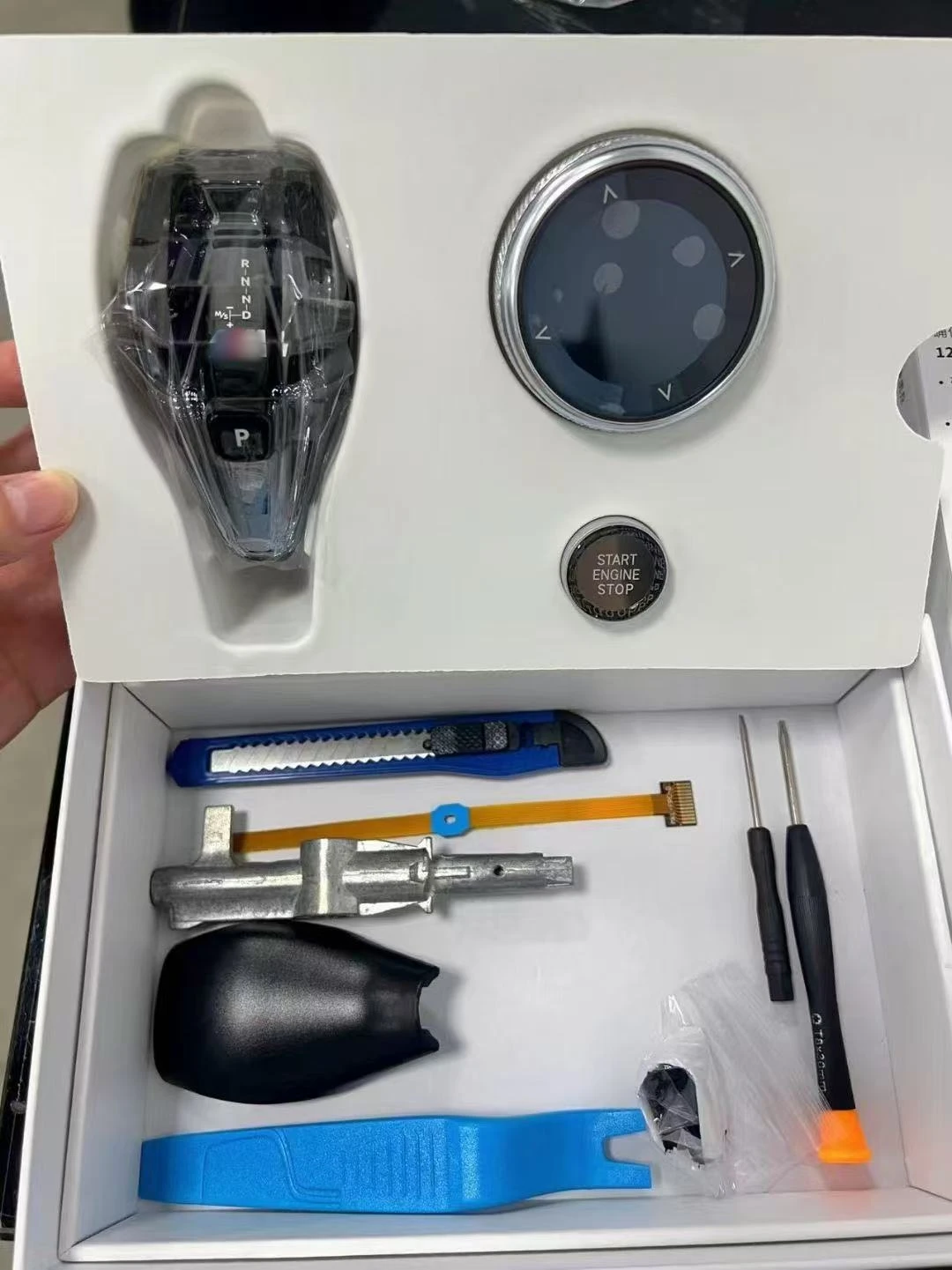 LHD または RHD クリスタルギアシフトノブレバー BMW G20 G21 iX3 G08