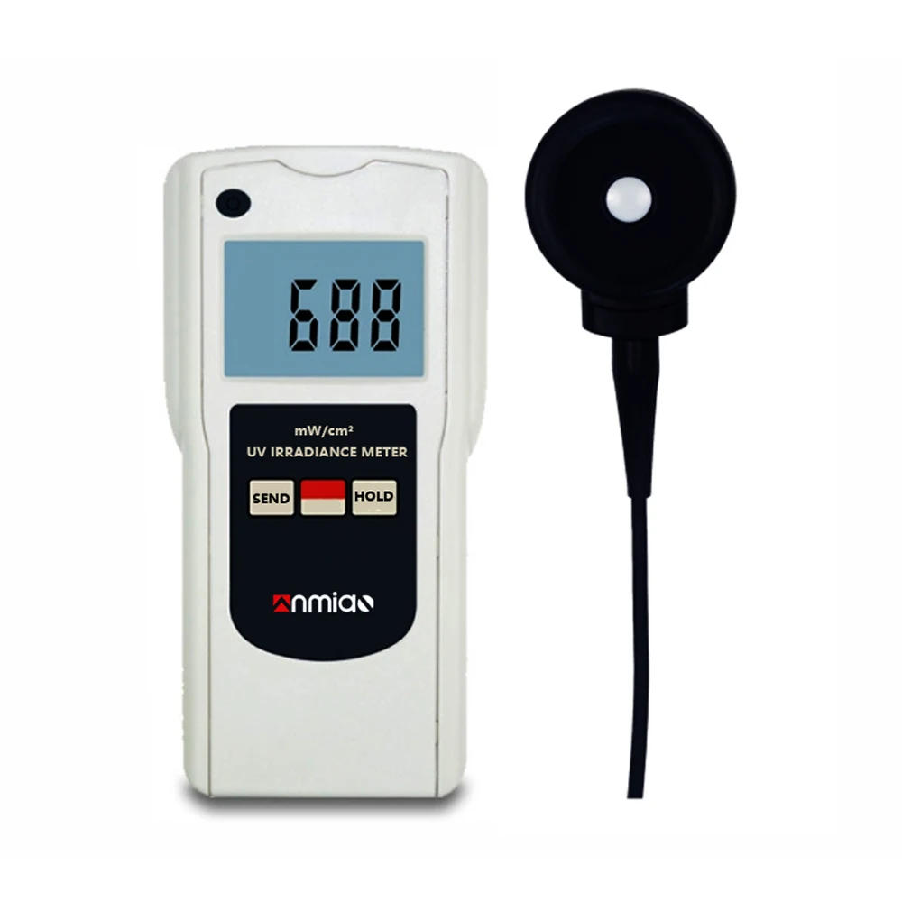 

Digital UV Irradiance Meter AM23 Ultraviolet Tester Illuminance UV Light Power Meter UVA UVB UVC Ultraviolet Irradiance Meter