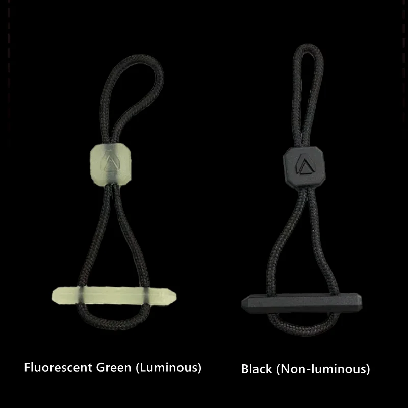 1/3/10 PCS Luminous Anti-theft Zipper Head High Strength Bright Computer Bags Backpacks Tactical Outdoor Camping Daily Zip Equip