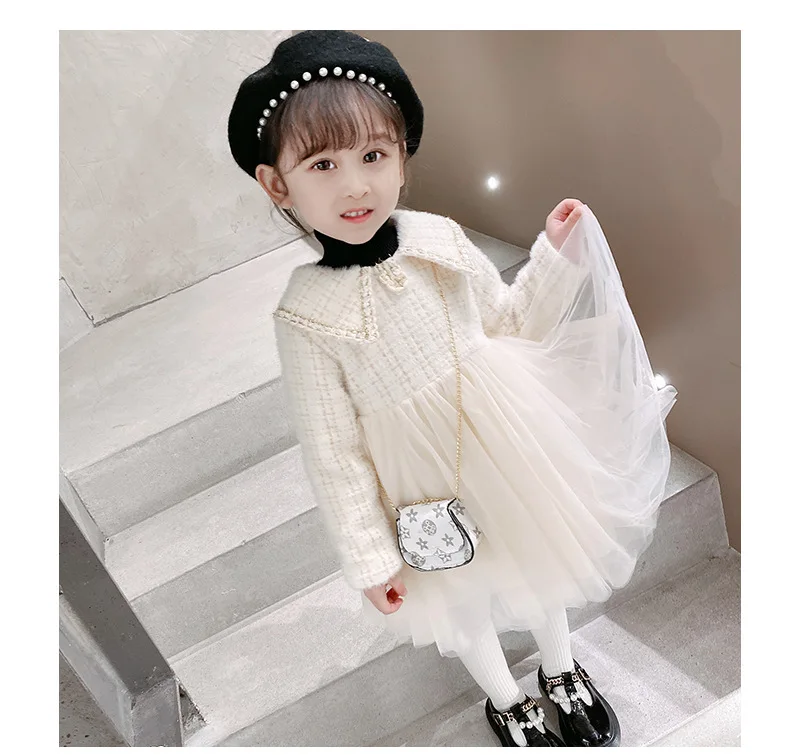 2022 Baby Girls Winter Dress Cotton Padded Velvet Winter Warm Birthday  Princess Dresses Kids Children Clothes Vestidos Outfits - AliExpress