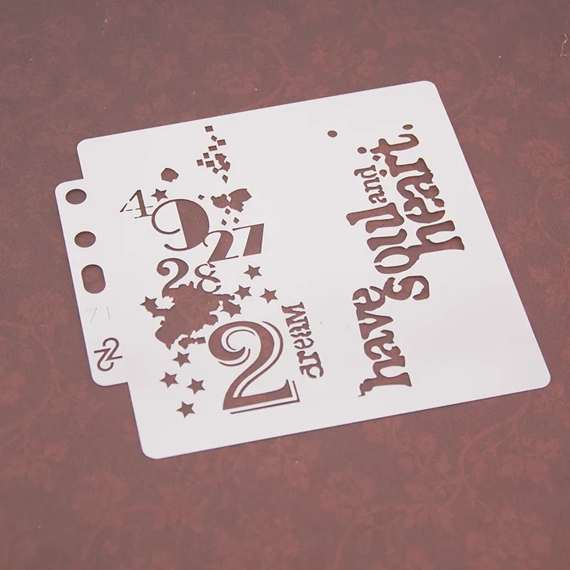 

Creative DIY Layering Stencils for scrapbook/photo album Painting Scrapbook Coloring Embossing Album Decorative Template