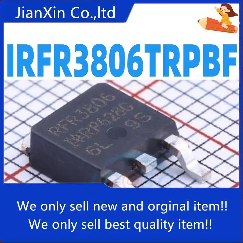 20 Originale Nuovo Muslimto-252-3 Mosfet Smd A Canale N 60V/43A