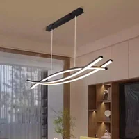 Modern Luxury Straight Strip Pendant Light 3