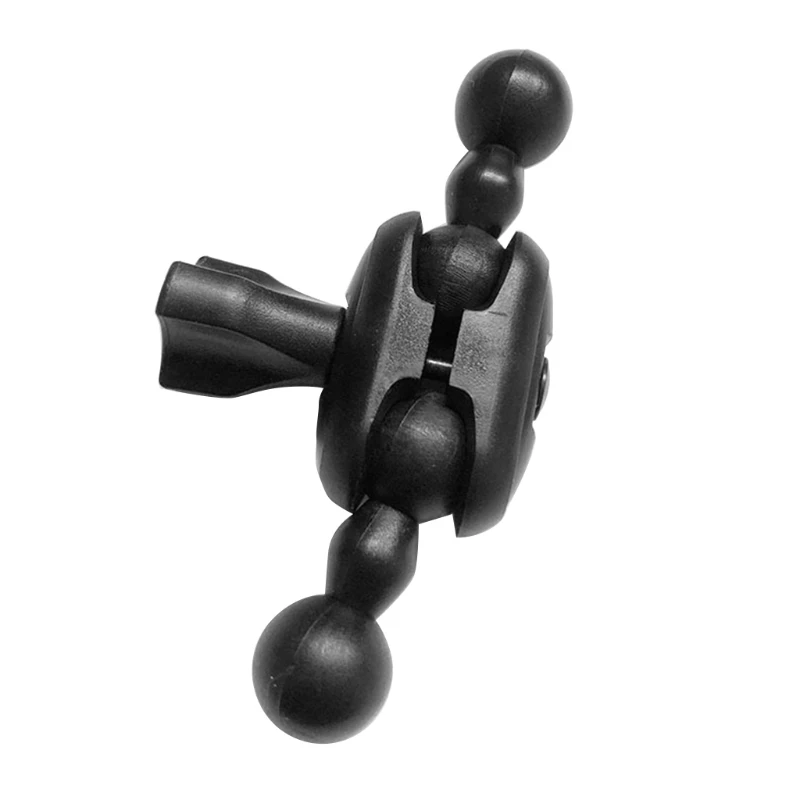 Car Phone Holder Adapter TA5C Double Ball for Head Adapter Extension Joint Mount Adapter Connecting Bracket for 17mm Magnetic Car Phone Tablet Holder