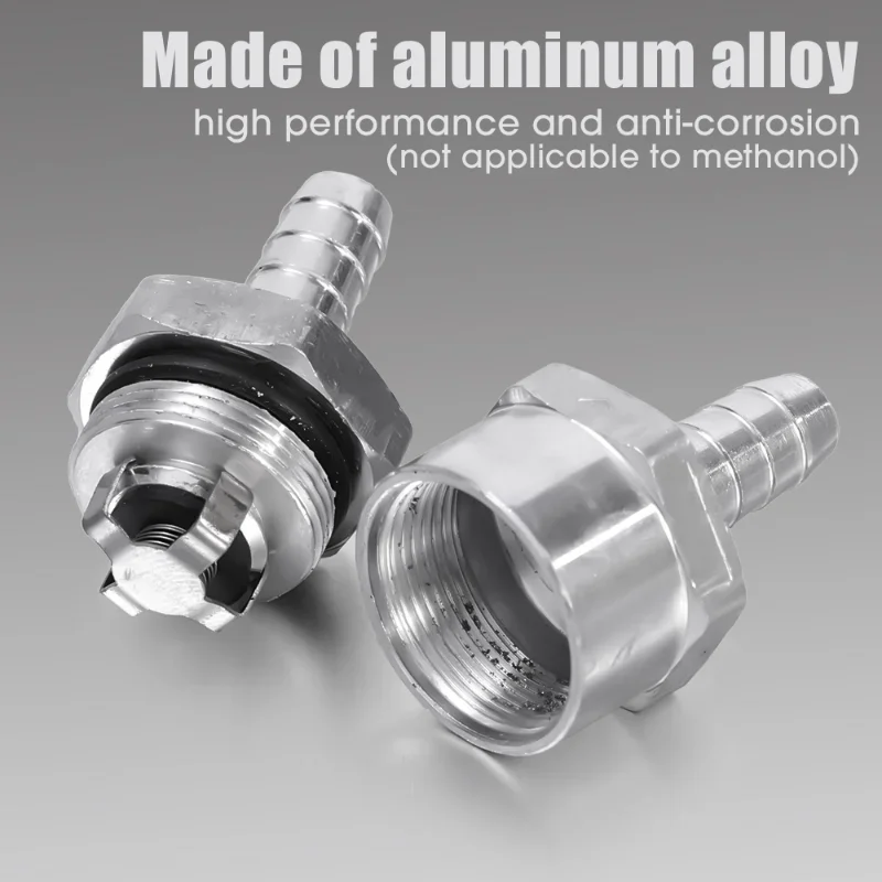 Car One Way Fuel Non Return Check Valve 6/8/10/12mm for Peugeot Renault Universal Petrol Diesel Aluminium Alloy Tool Accessories