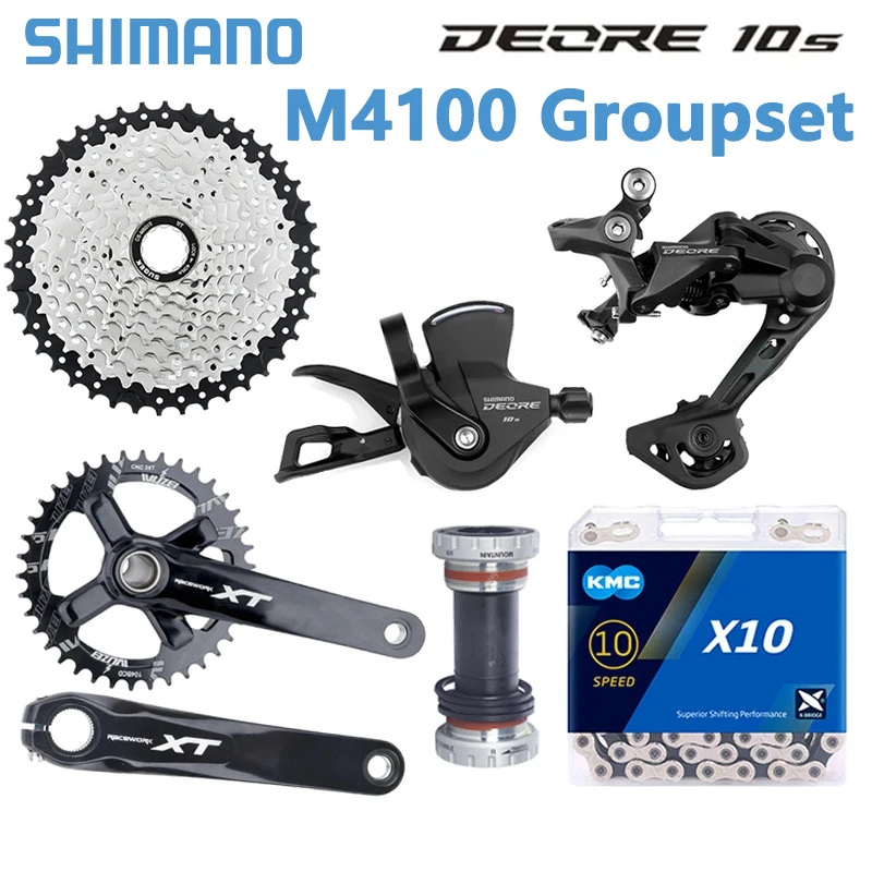 Shimano DEORE M4100 Kit de mise à niveau 1x10 vitesses 11-46 VTT groupes