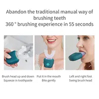 Electric Toothbrush for Adult Automatic USB Charge U-Shaped Toothbrush 360 Degrees Intelligent Rechargeable Toothbrus 5