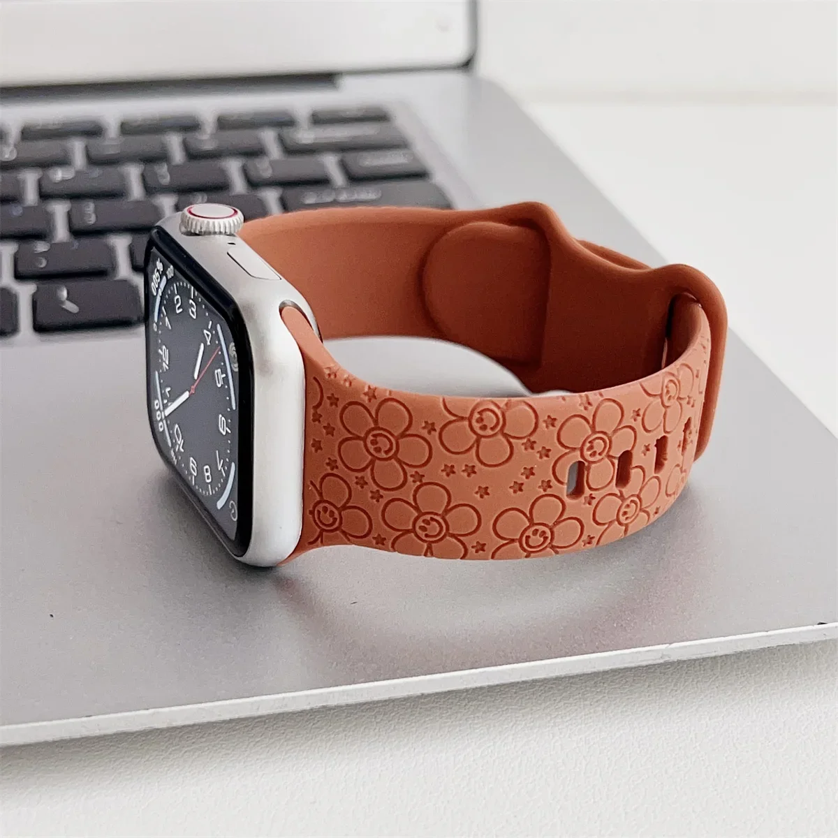 Watch Band For iWatch 42/44/45/49mm 38/40/41mm Silicone Fashion Watch Strap for Watch Series Ultra2 Se 9/8/7/6/5/4/3/2/1_voghion.com