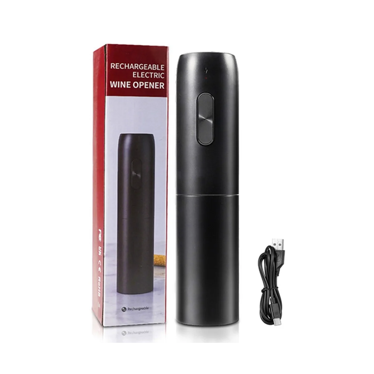 

Electric Wine Bottle Opener, Automatic Wine Corkscrew Openers , USB Charging Reusable Wine Key for Wine Bottles