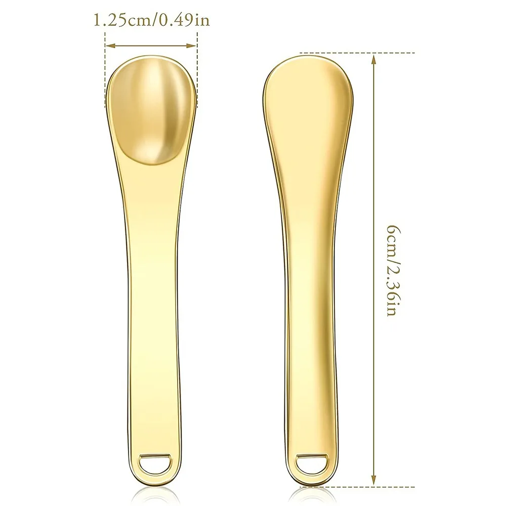 1Pcs Mini Spoon Eye Cream Massage Sticks Facial Reusable Scoop Makeup Spatula for Face Cream Cleansing Appliances