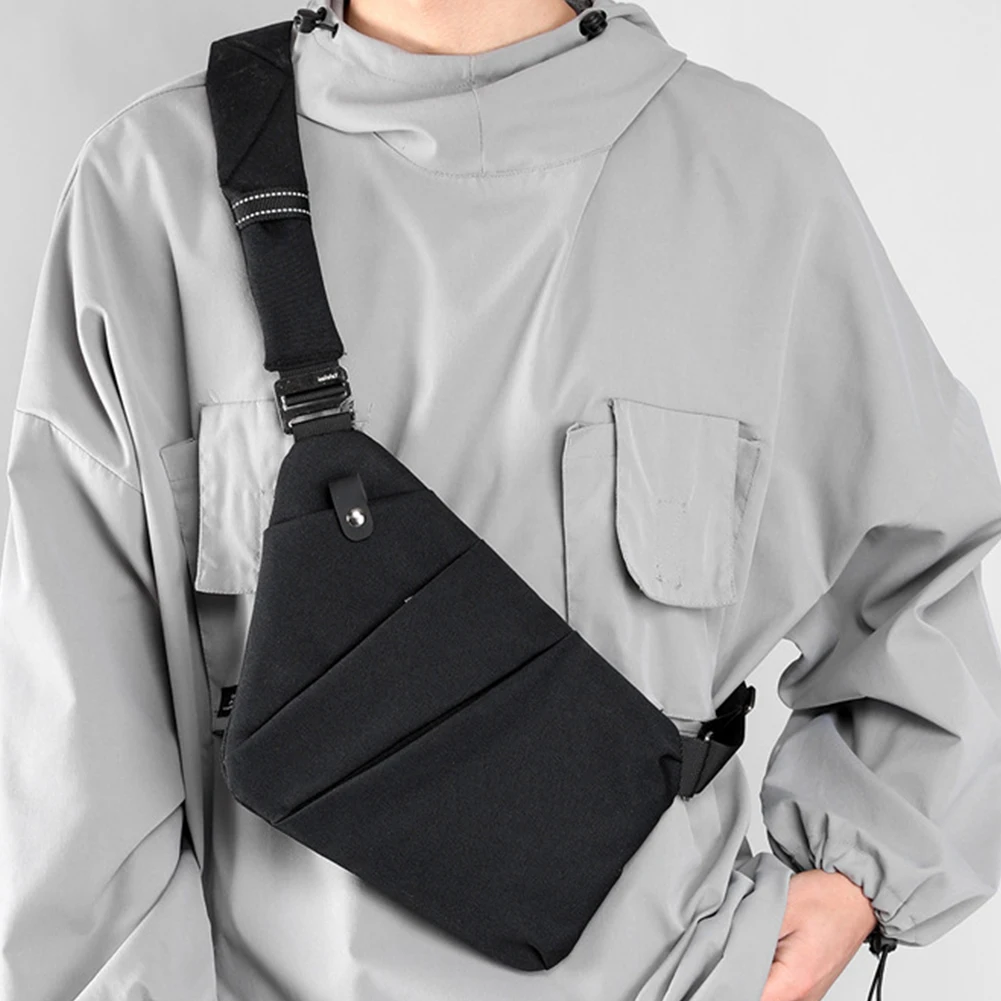 2023 New Men Bag Oxford Cloth Chest Pack Shoulder Bag Male Outdoor