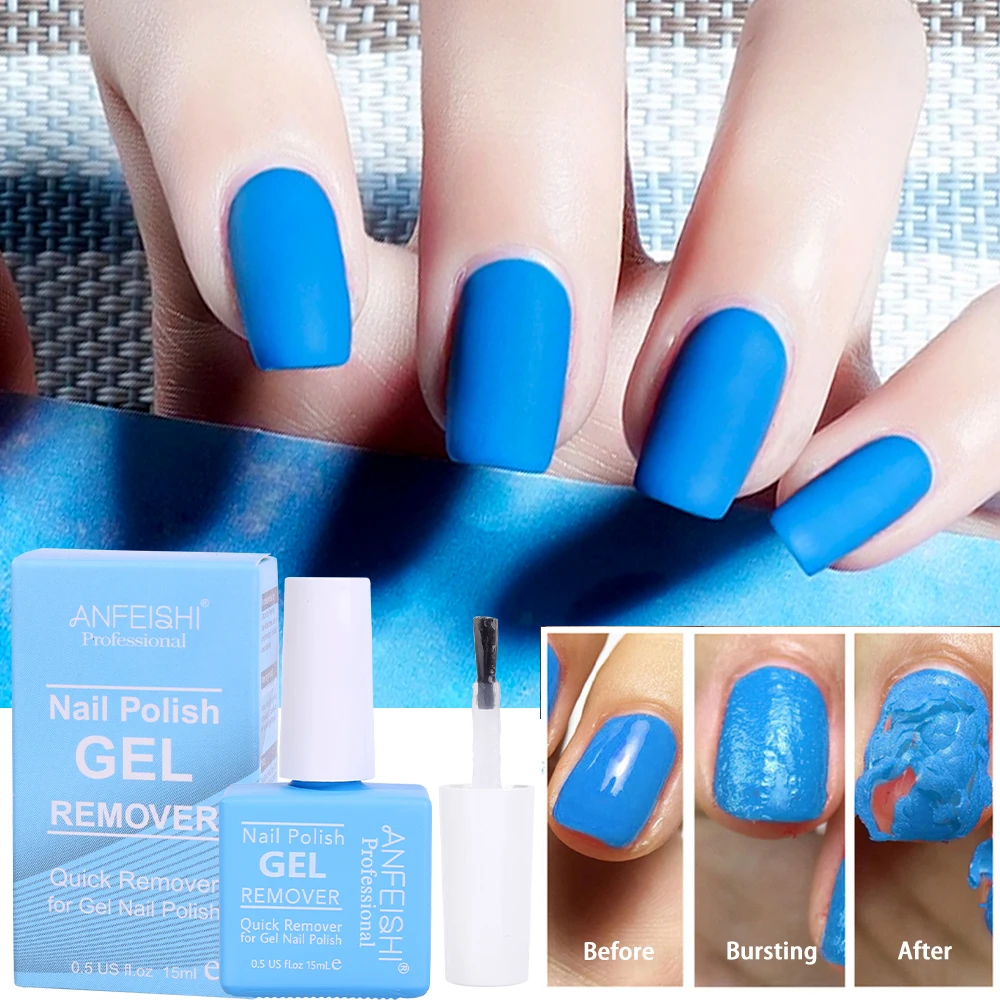 Nail Polish Remover Semi-Permanent Gel 15/30/50ml Fast Burst Degreaser Cleaner Art Tool for Manicure Easy Remove Polish