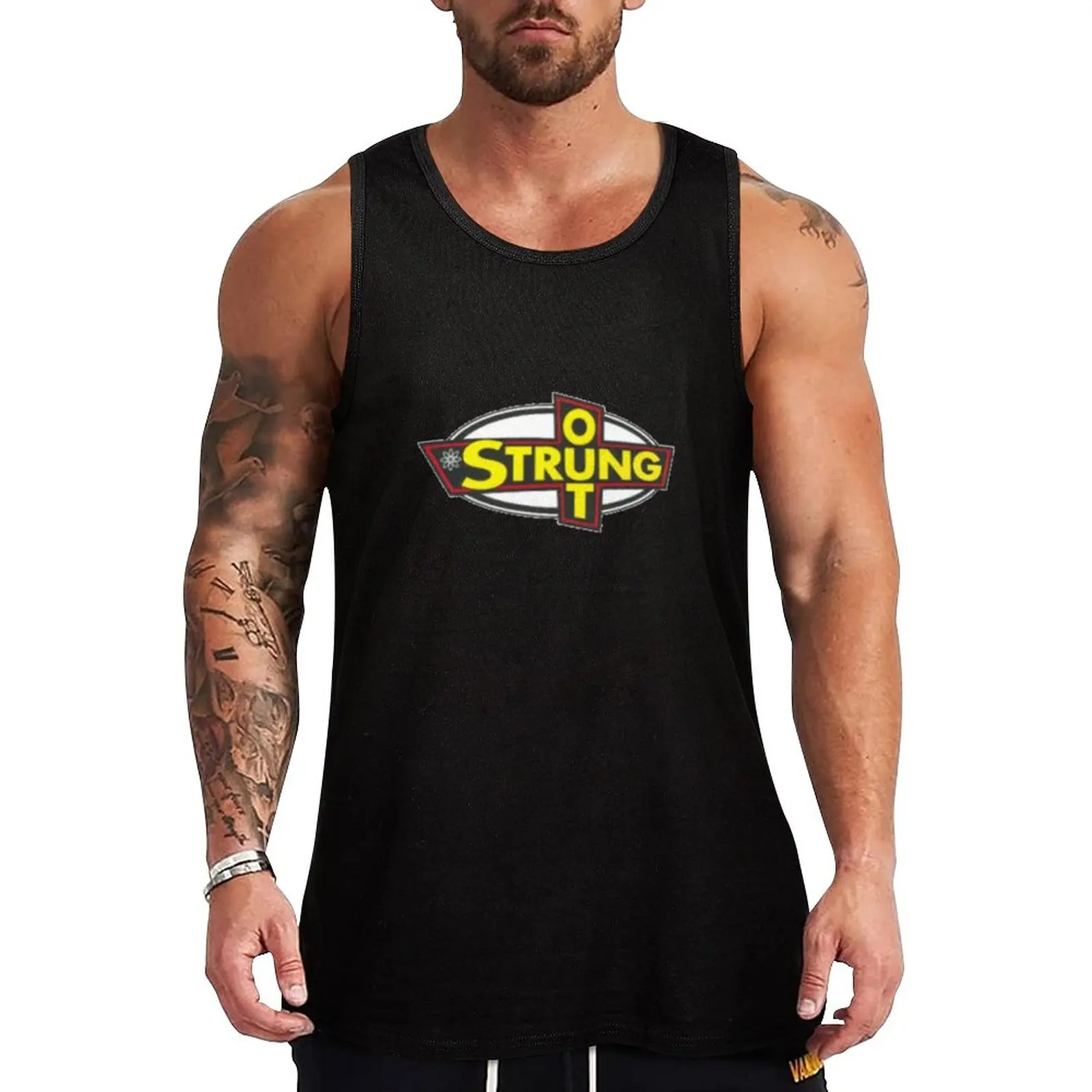 

New Strung Out Tank Top Men's clothes luxury style Men's vest gym wear men plain t-shirt