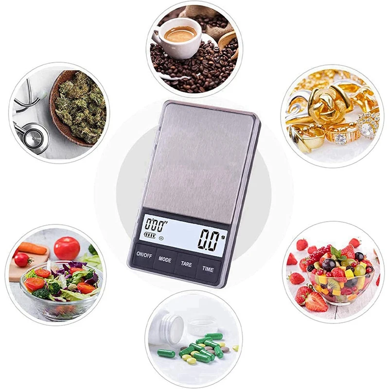 Weightman Espresso/coffee Scale With Timer 1000G X 0.1G Small & Thin Travel  Coffee Scale 