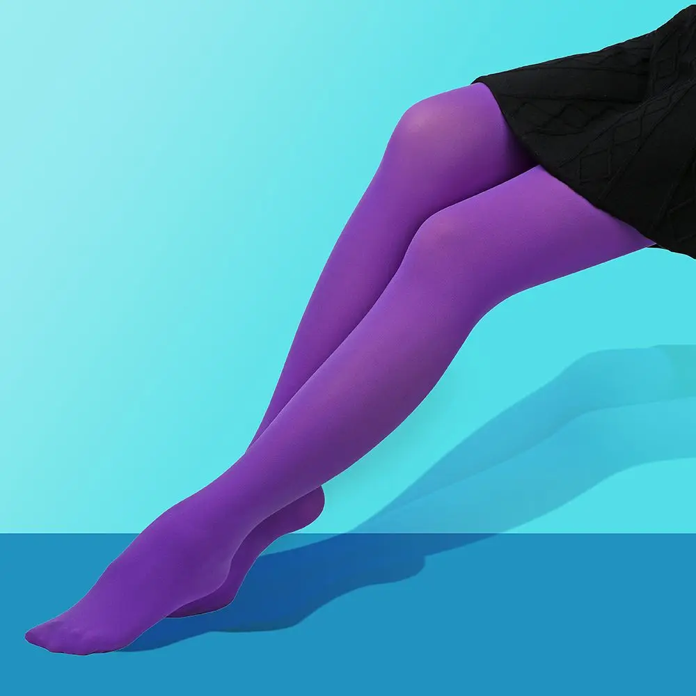 8 Colors Women's Spring Autumn Footed Thick Opaque Stockings Pantyhose Tights