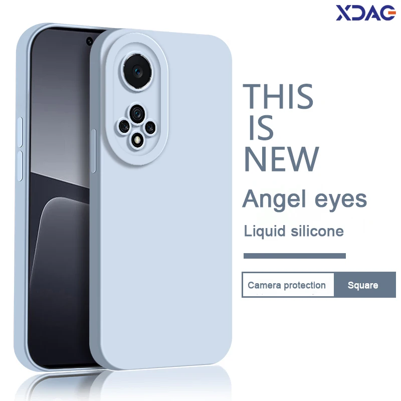 Premium Liquid Silicone Lens Protection Phone Case, Soft & Simple Design