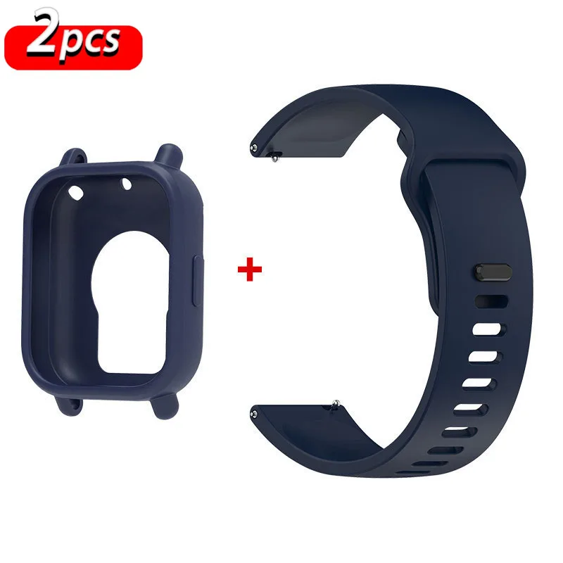 Premium Silicone Strap and Case for Active Smartwatch Bands