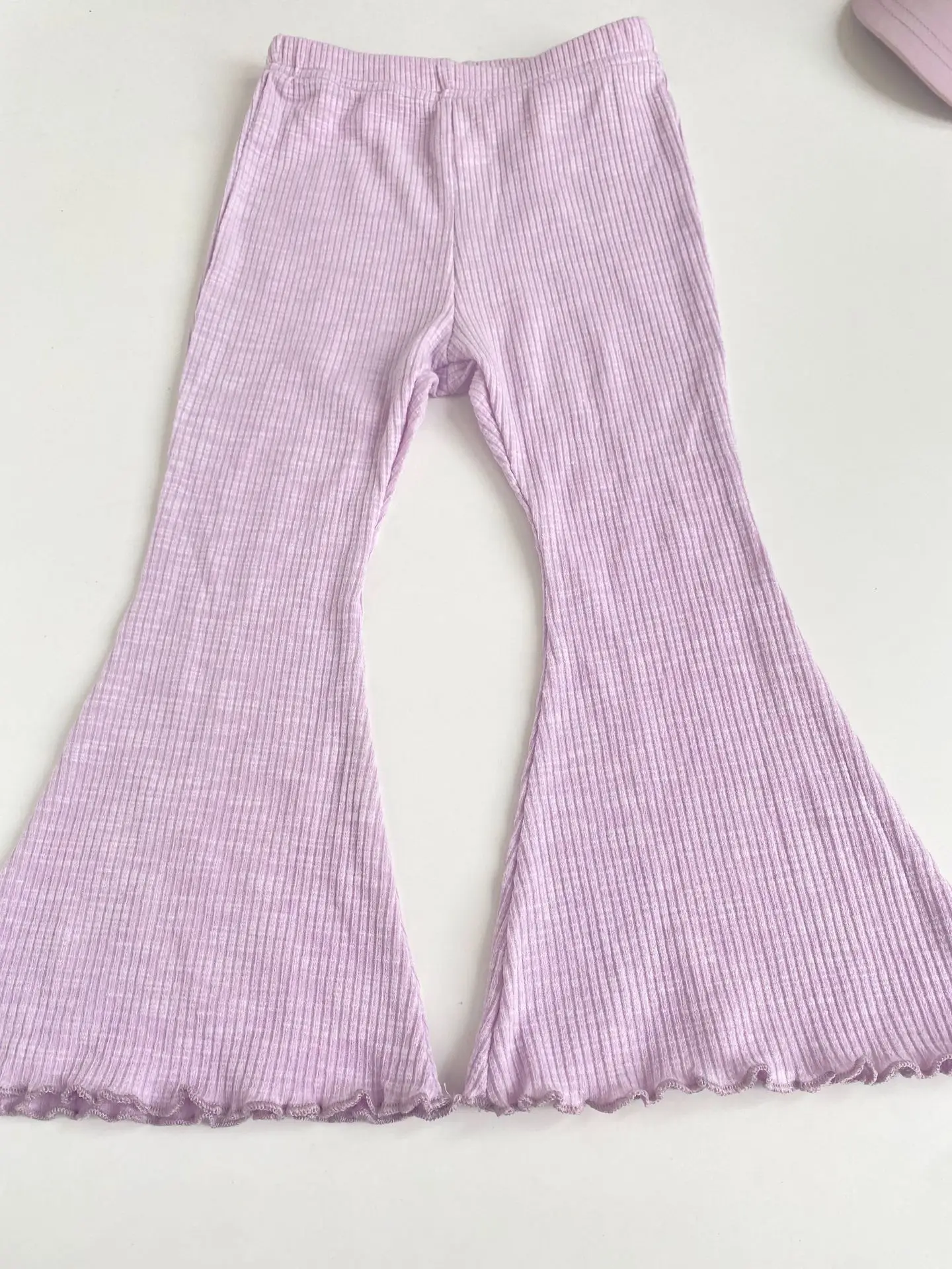 Kids Girls Stripe Side Denim Pants Bell- Bottom Stylish Flare Jeans Long  Pants | eBay