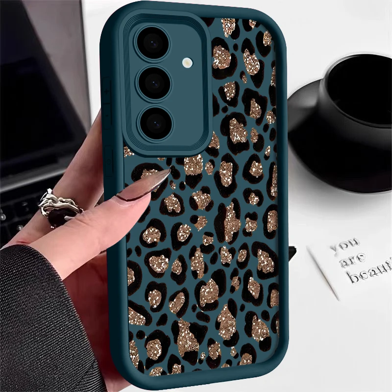 Brown Leopard Print TPU Phone Case Cover